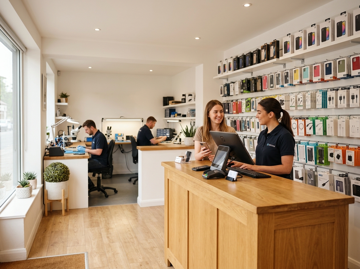 Crowborough Mobile retail store and reception